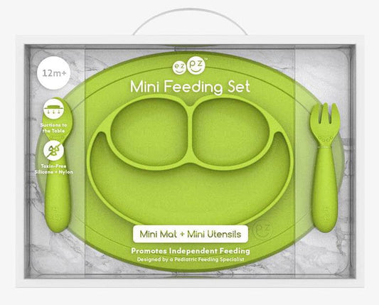 EZPZ Mini Feeding Set - Lime - PCMFG001