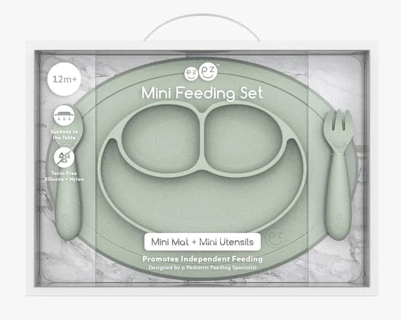 EZPZ Mini Feeding Set - Sage - PKMFS001