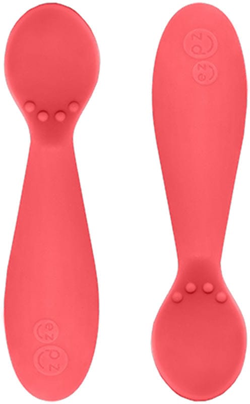 EZPZ Tiny Spoon, Twin Pack - Coral