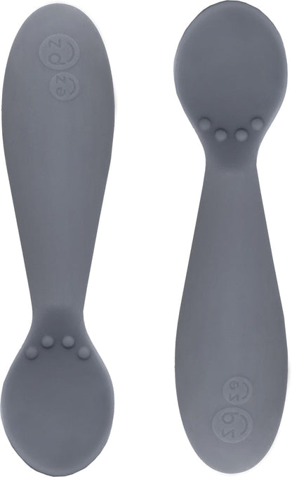 EZPZ Tiny Spoon, Twin Pack - Gray - pkssg005