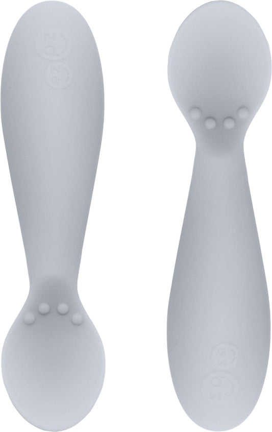 EZPZ Tiny Spoon, Twin Pack - Pewter - PKSSP003
