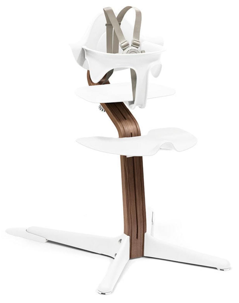 Stokke OPEN BOX Nomi High Chair - Walnut / White - 633001-ob