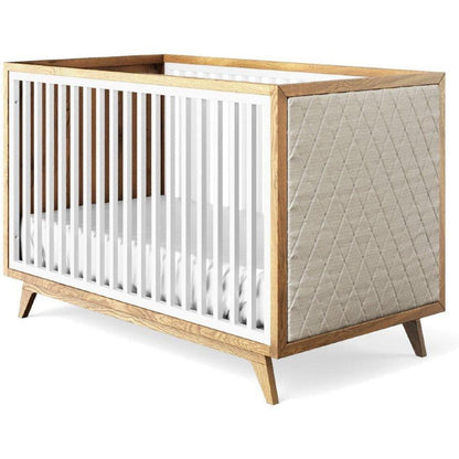 Romina Furniture Uptown Classic Crib (Tufted Sides)