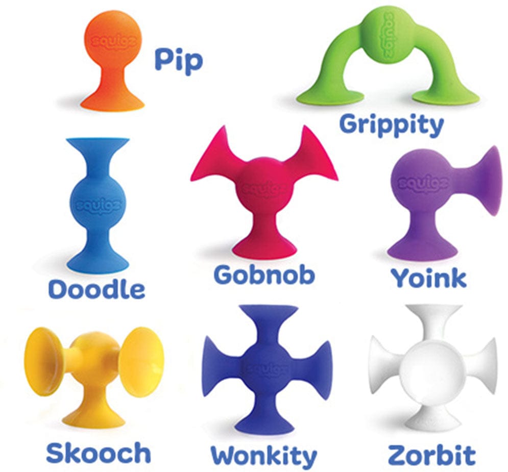 Fat Brain Toys Squigz Deluxe Set (50pc) - FA088-2