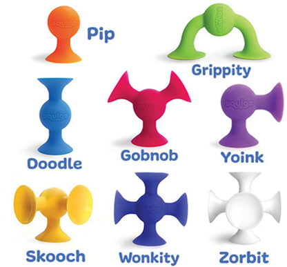 Fat Brain Toys Squigz Deluxe Set (50pc) - FA088-2