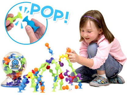Fat Brain Toys Squigz Deluxe Set (50pc) - FA088-2