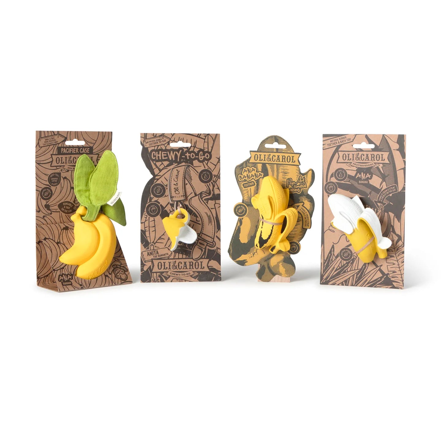 Oli & Carol Ana Banana Pacifier Case