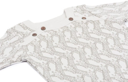 Finn+Emma Footie, 6-9m - Giraffe - U04-0102B6-9