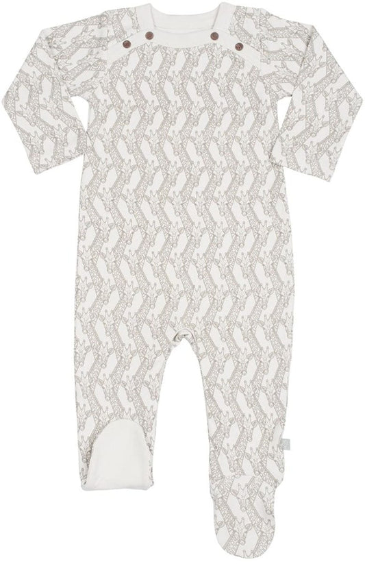 Finn+Emma Footie, 6-9m - Giraffe