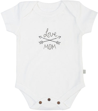 Finn+Emma Lap Shoulder Bodysuit, 9-12m - White - G05-0202E9-12