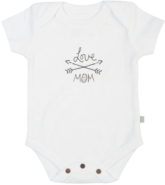 Finn+Emma Lap Shoulder Bodysuit, 9-12m - White - G05-0202E9-12