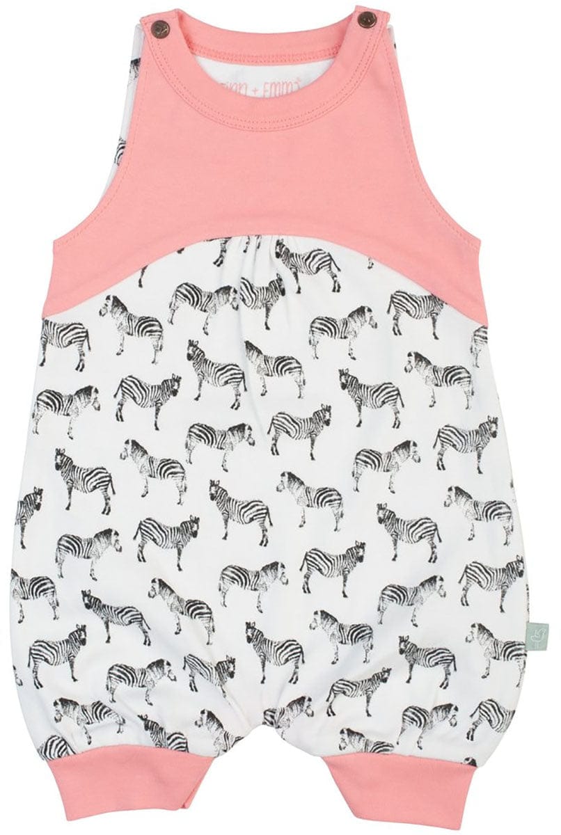 Finn+Emma Romper, 0-3m - Zebras - G05-0100A0-3