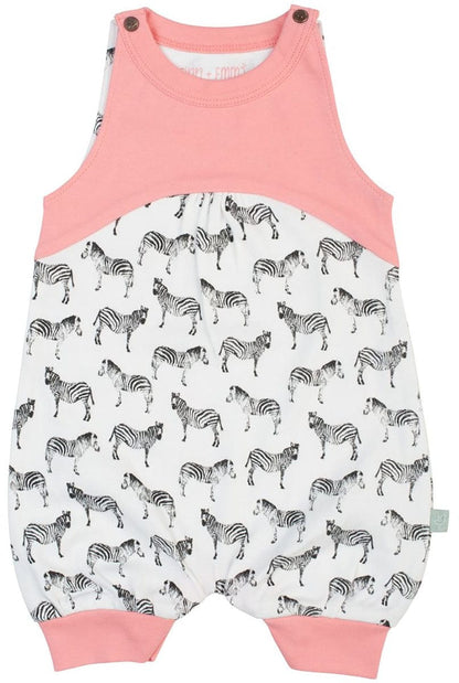 Finn+Emma Romper, 0-3m - Zebras - G05-0100A0-3