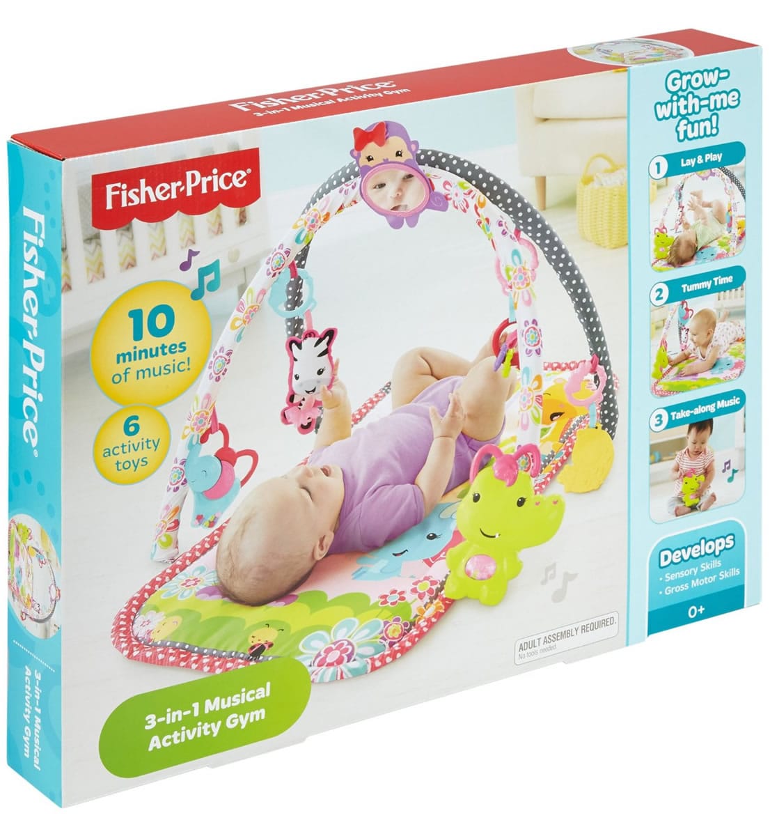 Fisher-Price 3-in-1 Musical Activity Gym - DFP64