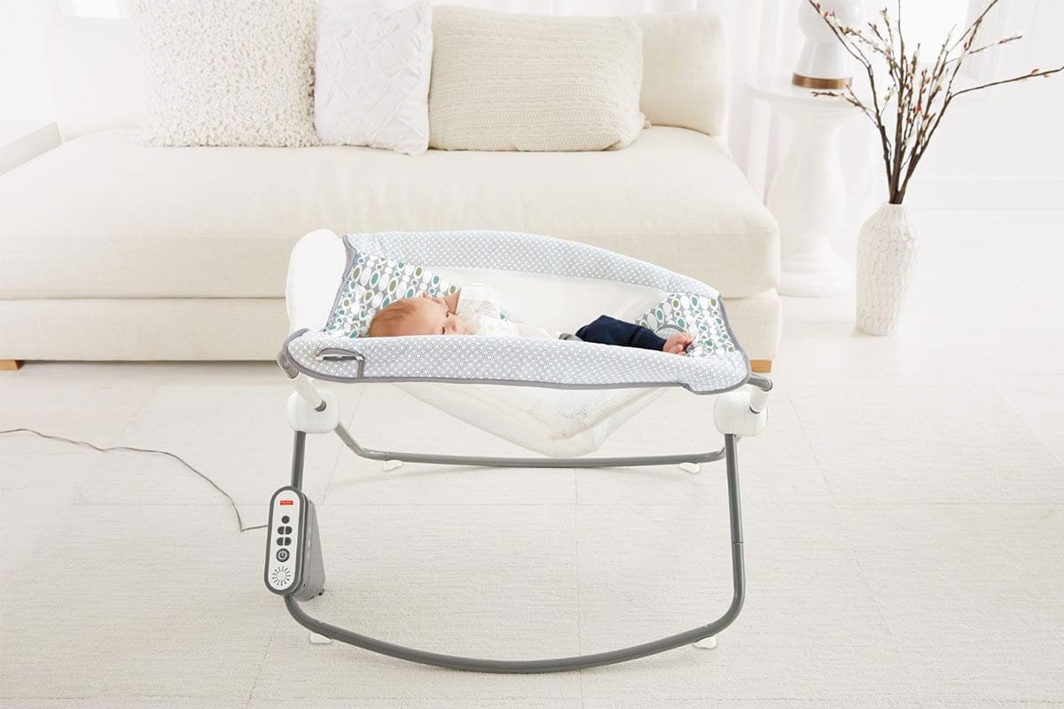 Fisher-Price Newborn Auto Rock 'n Play Sleeper - Aqua Stone