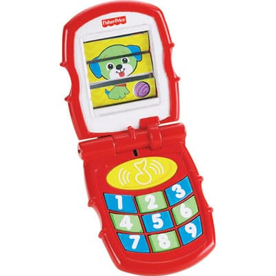 Fisher-Price Brilliant Basics Friendly Flip Phone