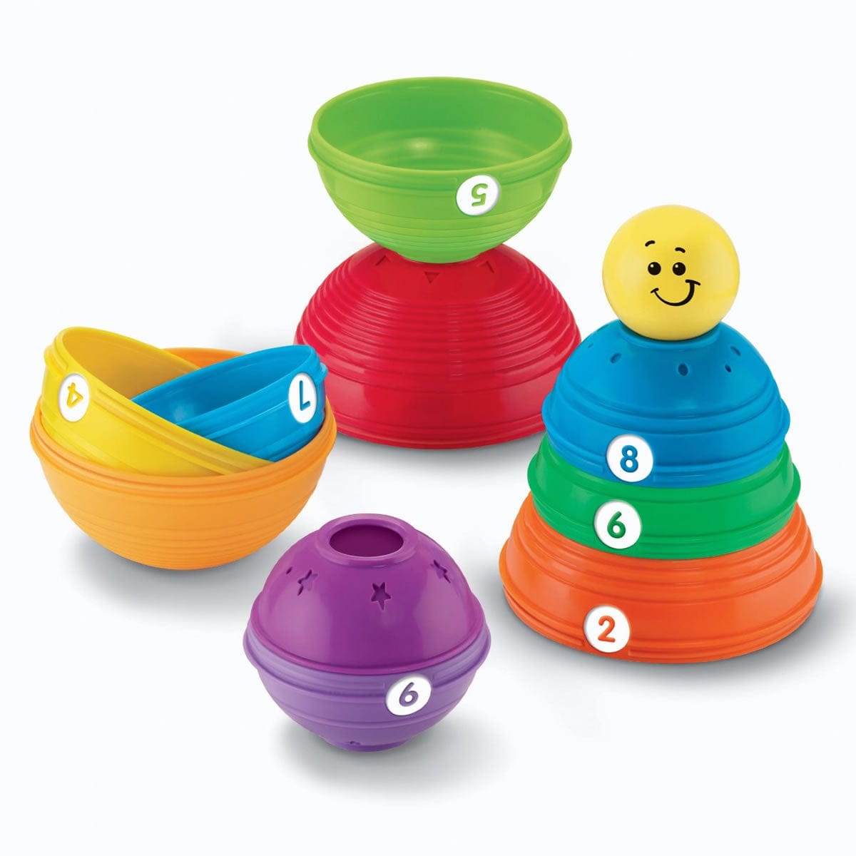 Fisher-Price Brilliant Basics Stack & Roll Cups