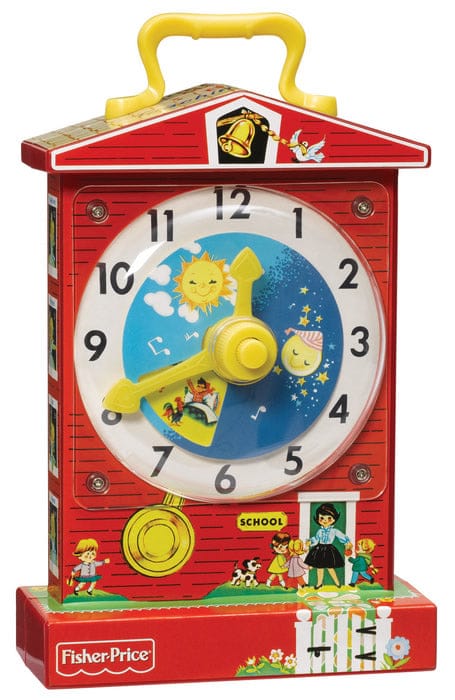 Fisher-Price Classic Teaching Clock - 1698