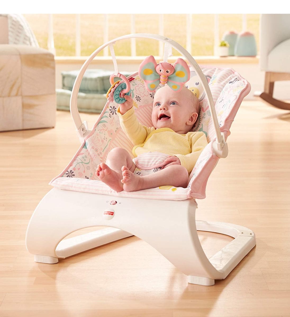 Fisher-Price Comfort Curve Bouncer - Pink