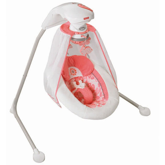 Fisher-Price Coral Floral Cradle 'n Swing - X7050