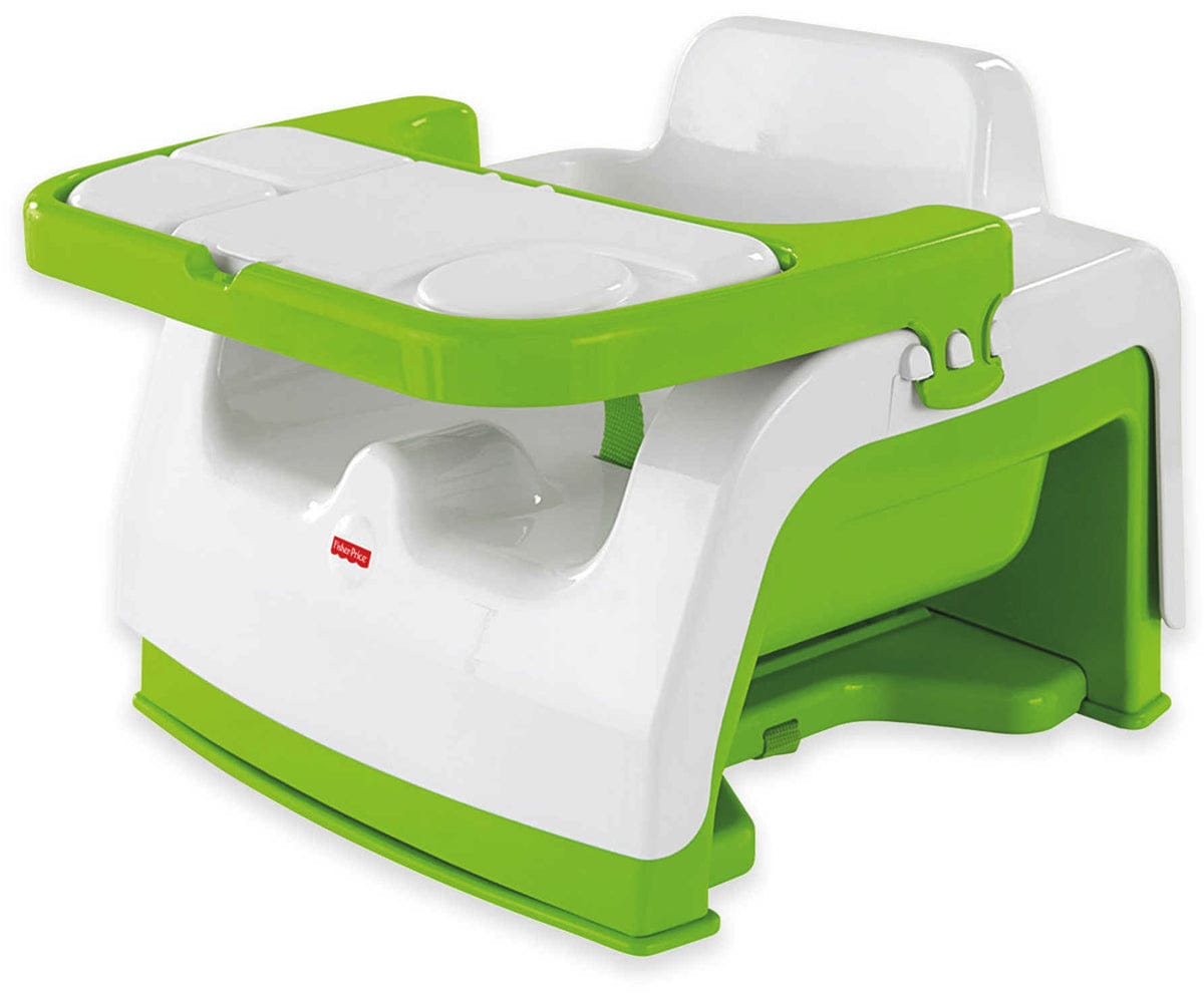 Fisher-Price Grow-with-Me Portable Booster Chair - Green
