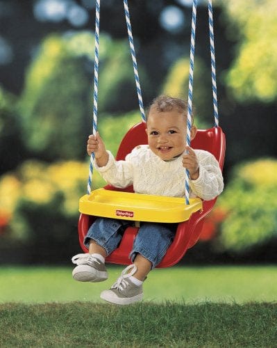 Fisher-Price Infant To Toddler Swing in Red - 75986