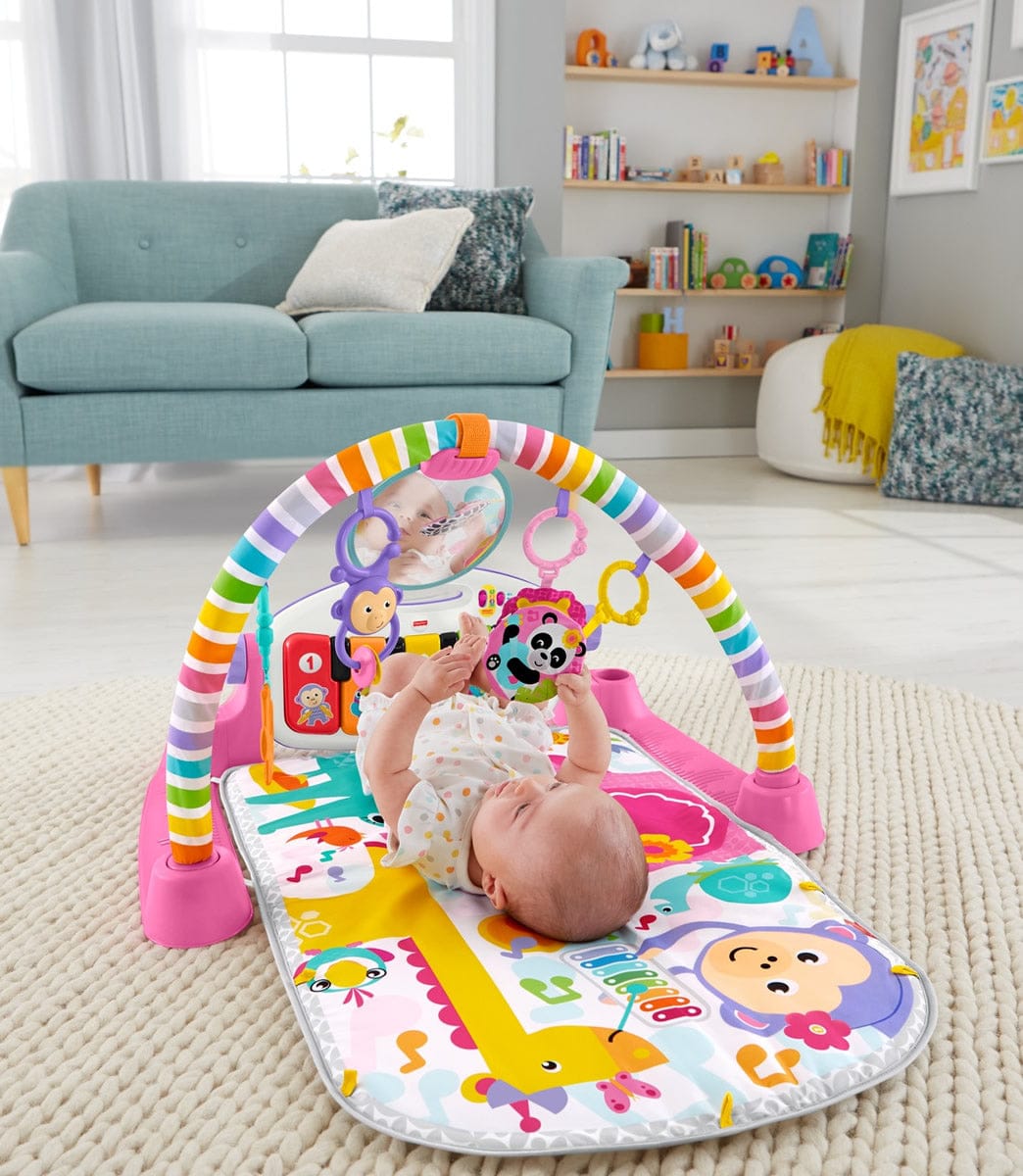 Fisher-Price Kick N Play Gym - Pink - FFG46