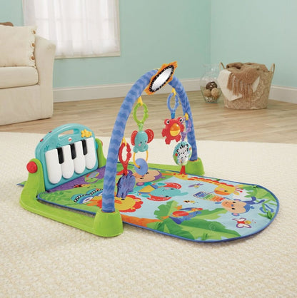 Fisher-Price Kick & Play Piano Gym - Blue - BMH49