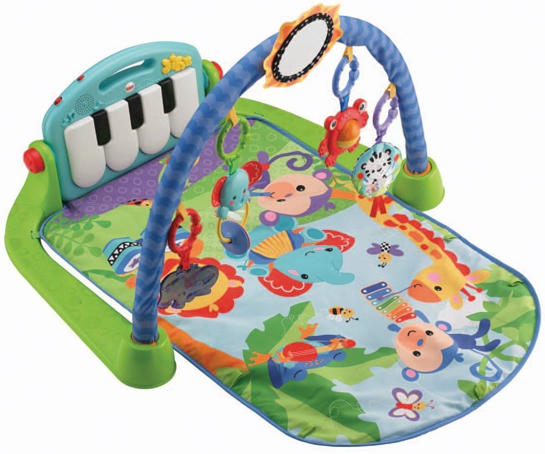 Fisher-Price Kick & Play Piano Gym - Blue