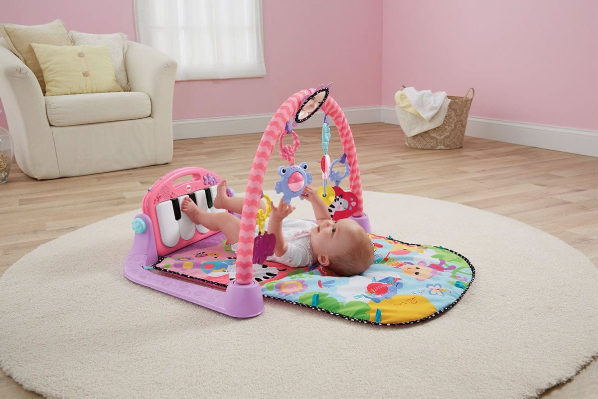 Fisher-Price Kick & Play Piano Gym - Pink - BMH48