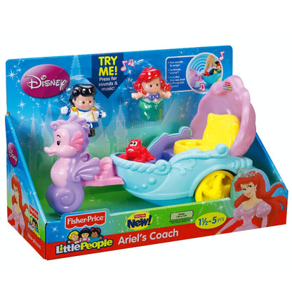 Fisher-Price Little People Disney Ariels Coach - X7834
