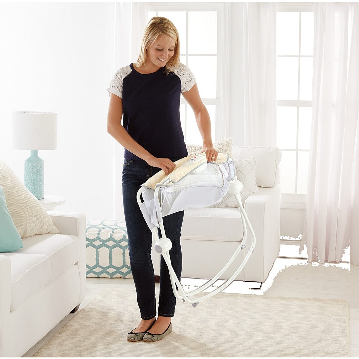 Fisher-Price Newborn Rock ?n Play Sleeper - Animal Menagerie - CKF17