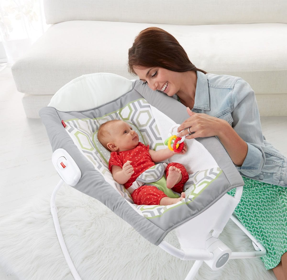 Fisher-Price Newborn Rock 'n Play Sleeper - Geo Meadow