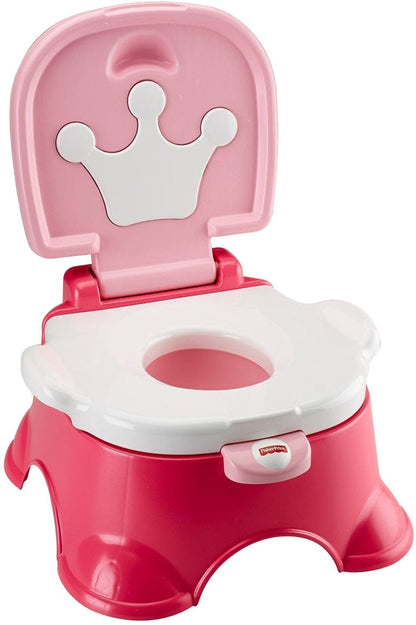 Fisher-Price Pink Princess Stepstool Potty - CFG86