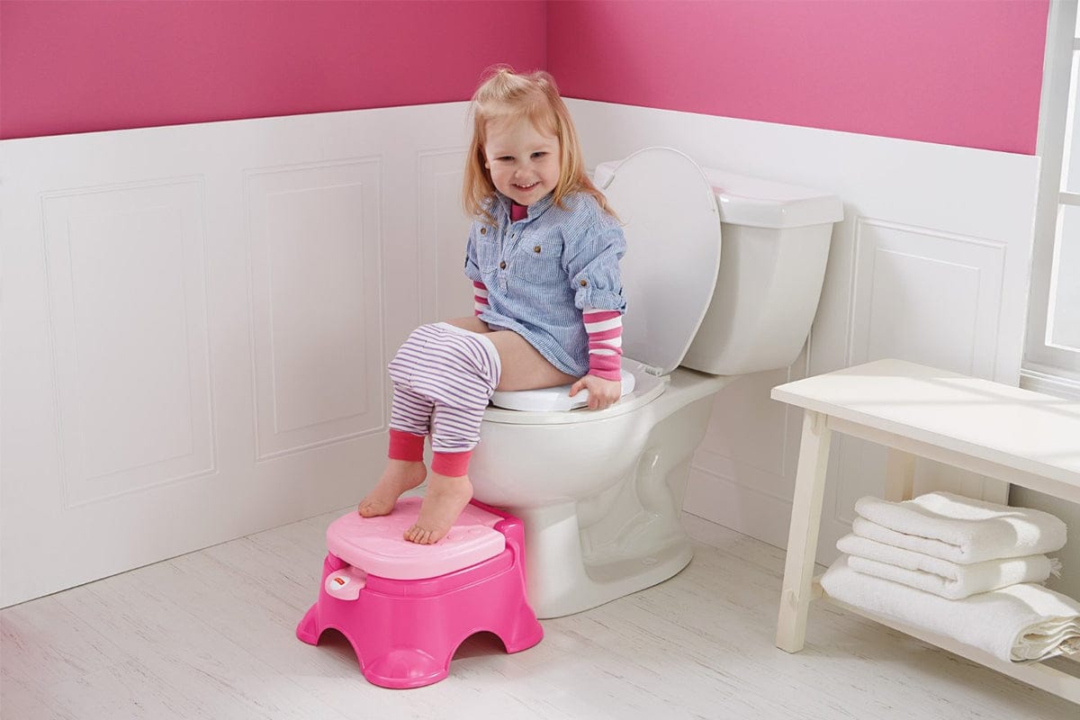 Fisher-Price Pink Princess Stepstool Potty - CFG86