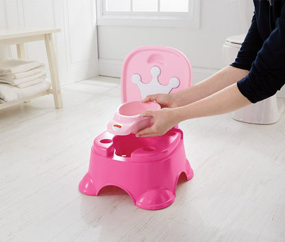 Fisher-Price Pink Princess Stepstool Potty - CFG86