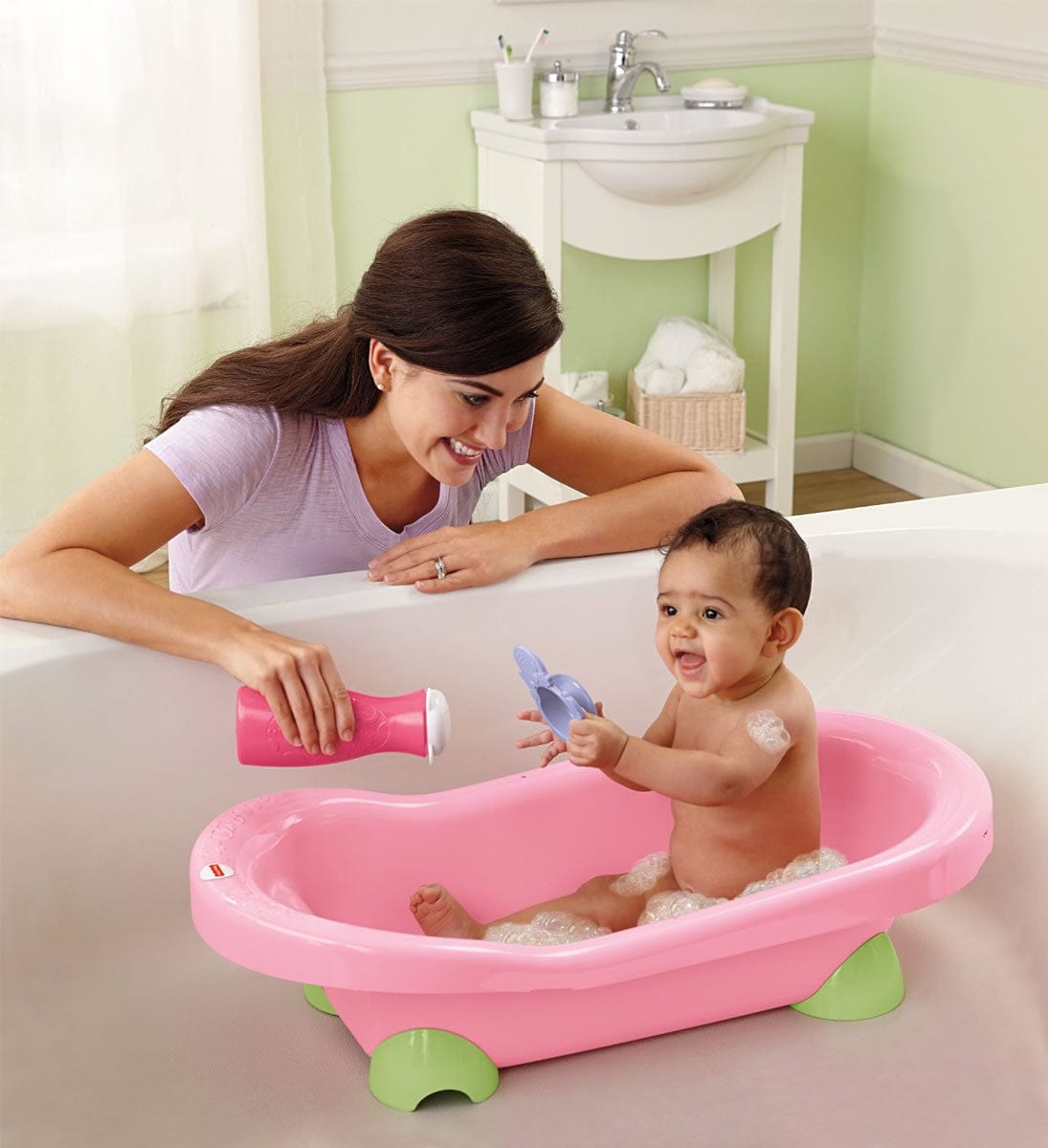 Fisher-Price Pretty in Pink Hippo Tub - BMG08