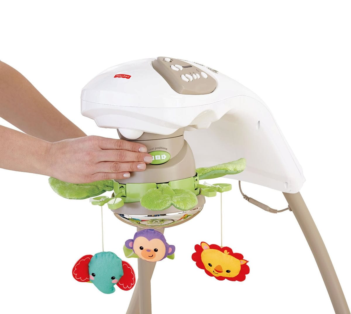 Fisher-Price Rainforest Friends Deluxe Cradle 'n Swing - X7340