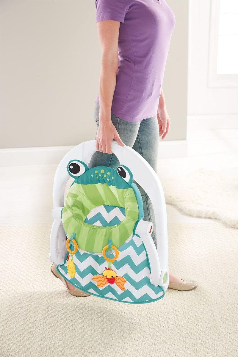 Fisher-Price Sit-Me-Up Floor Seat - Citrus Frog - CMH49