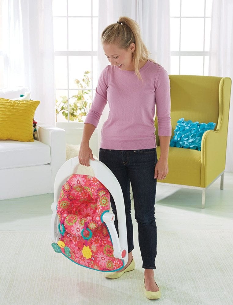 Fisher-Price Sit-Me-Up Floor Seat - Pink - CJH56