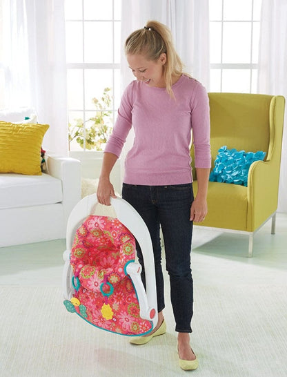 Fisher-Price Sit-Me-Up Floor Seat - Pink - CJH56
