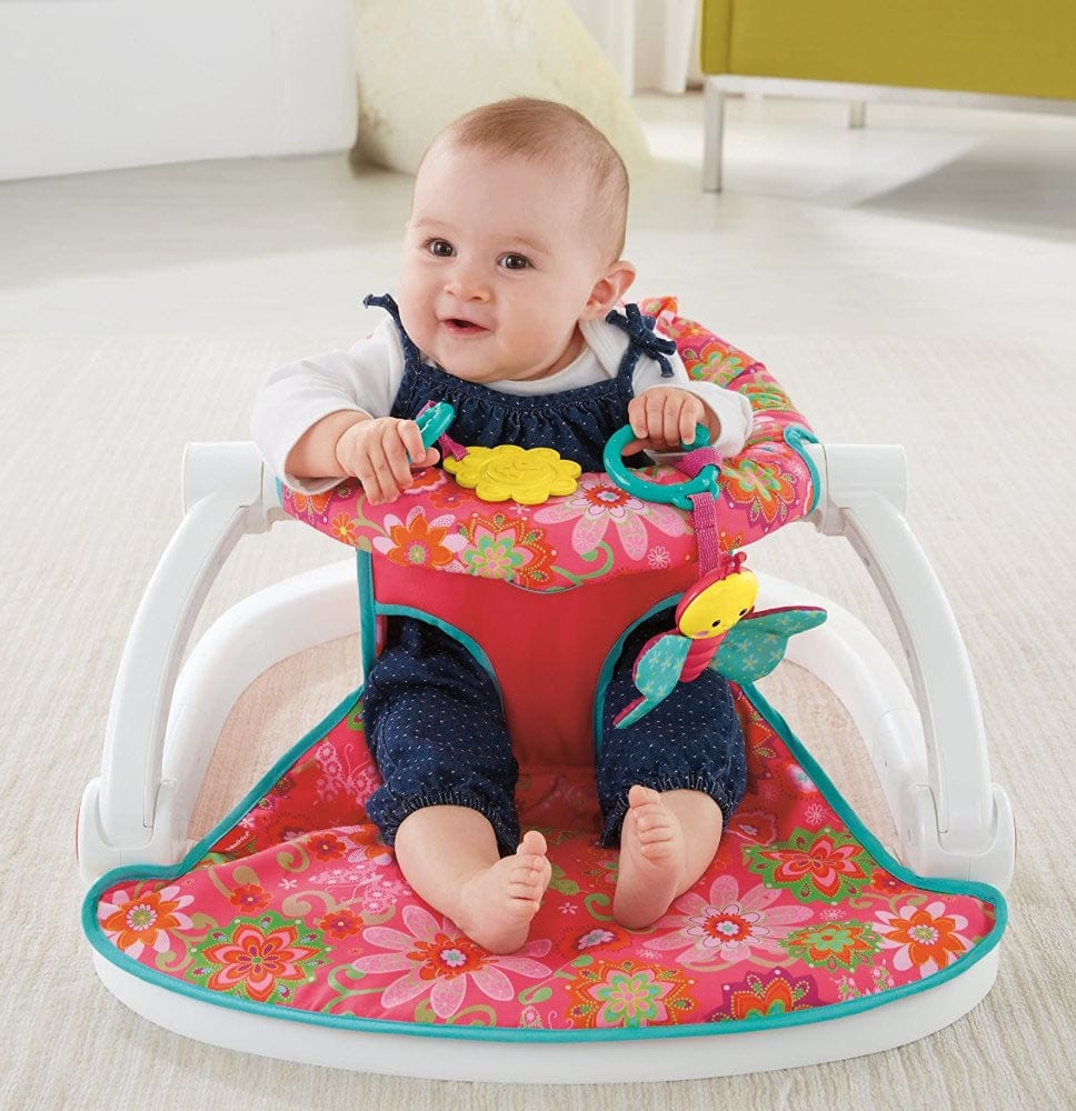 Fisher-Price Sit-Me-Up Floor Seat - Pink - CJH56