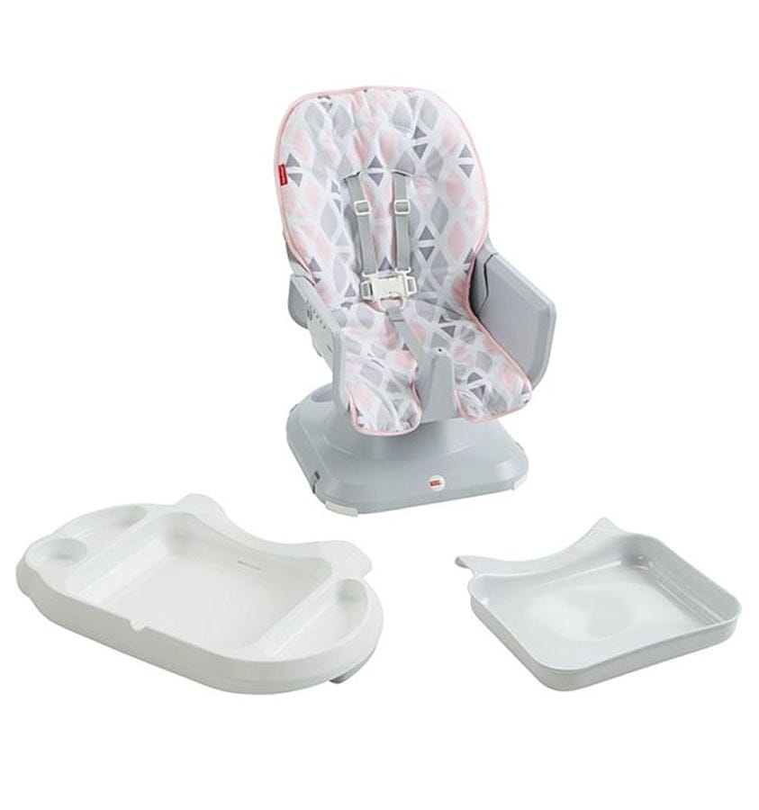 Fisher-Price SpaceSaver High Chair - Diamond Blush