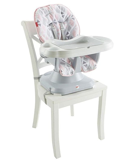 Fisher-Price SpaceSaver High Chair - Diamond Blush
