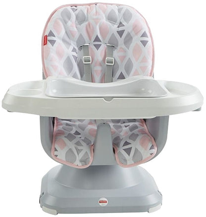 Fisher-Price SpaceSaver High Chair - Diamond Blush