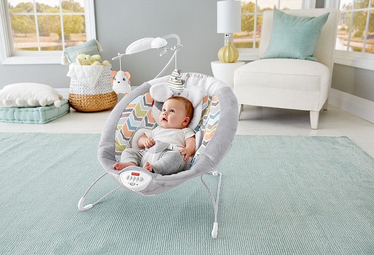Fisher-Price Sweet Snugapuppy Dreams Deluxe Bouncer - DTH04