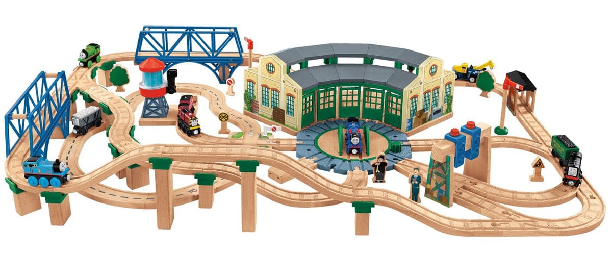 Fisher-Price Thomas & Friends Series Tidmouth Sheds Deluxe Set - Y4474