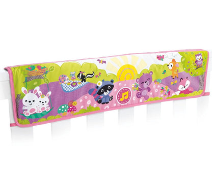 Fisher-Price Woodland Friends Twinkling Lights Crib Rail Baby Soother - Pink - CHG15