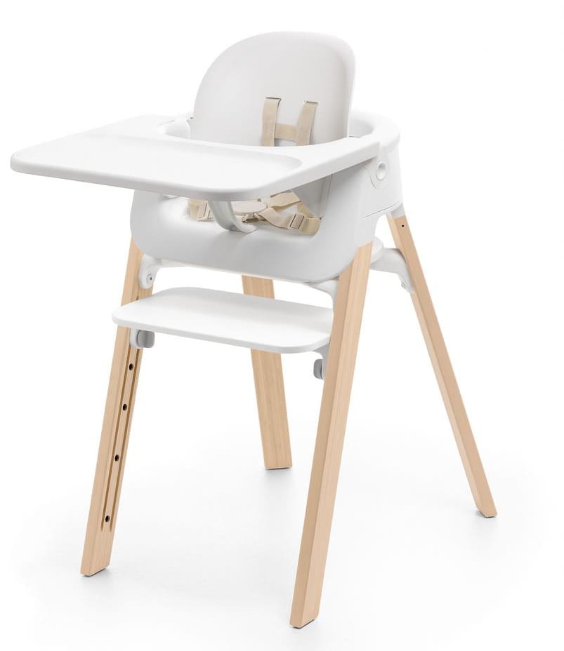 Stokke Steps High Chair (2026) - White / Natural
