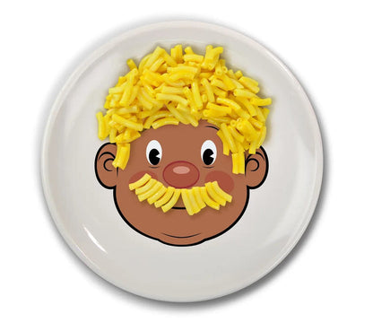 Fred & Friends Food Face Plate - Mr. Food - Brown - 5286054